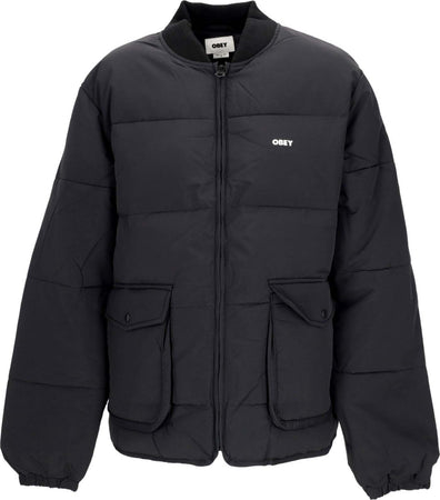 OBEY-Giubbotto-Uomo-Charlie-Jacket-Black-da-uomo