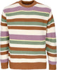 OBEY-Maglione-Leggero-Uomo-Edge-Crew-Sweater-Butterscotch-Multi-da-uomo