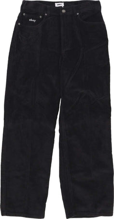 OBEY-Pantalone-Lungo-Uomo-Bigwig-Baggy-Corduroy-Pant-Digital-Black-da-uomo