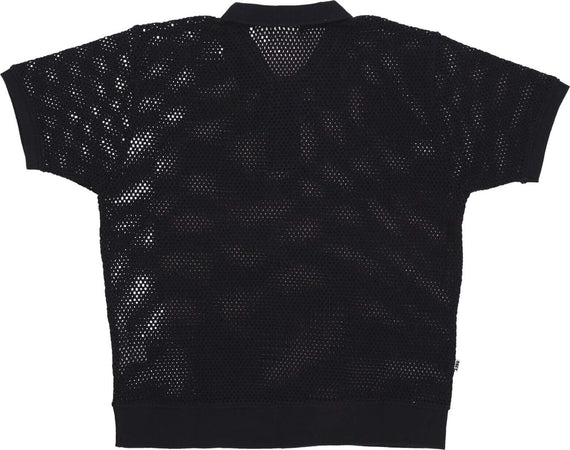 OBEY-Polo-Manica-Corta-Uomo-Duke-Mesh-Polo-Black-da-uomo