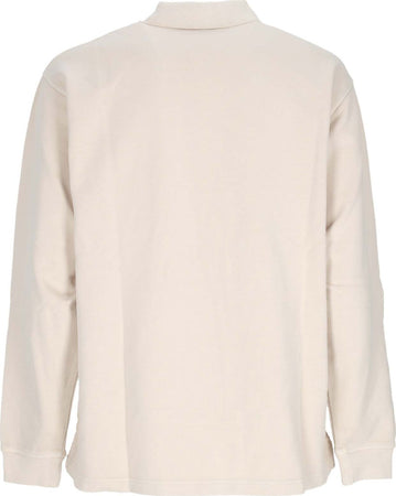 OBEY-Polo-Manica-Lunga-Uomo-Lowercase-Pigment-Polo-Pigment-Clay-da-uomo