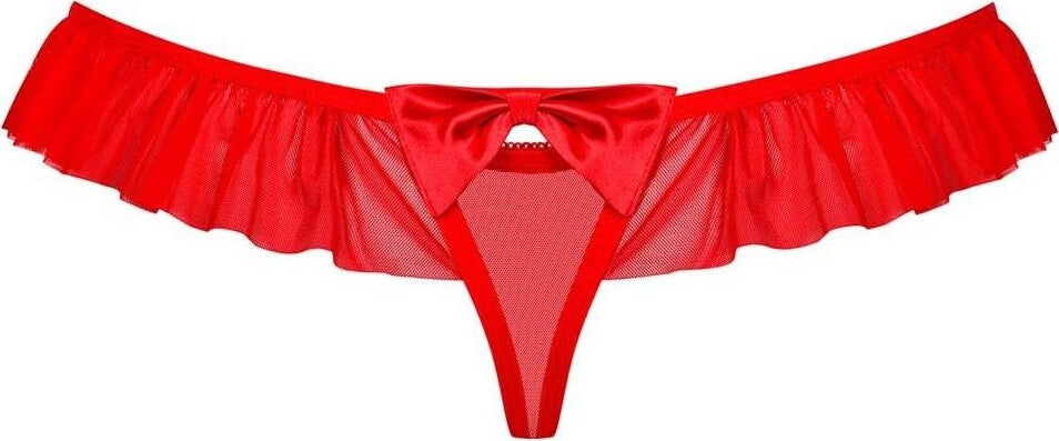 OBSESSIVE 827-THO-3 PERIZOMA ROSSO S/M Moda/Donna/Abbigliamento/Abbigliamento da notte lingerie e intimo/Lingerie & Intimo/Mutande/Perizomi string e tanga Kondorama - Martinsicuro, Commerciovirtuoso.it