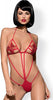 OBSESSIVE LUIZA BODY RED ROSSO TG S/M Salute e cura della persona/Erotismo e contraccezione/Abbigliamento erotico/Donna/Body e Teddy Kondorama - Martinsicuro, Commerciovirtuoso.it