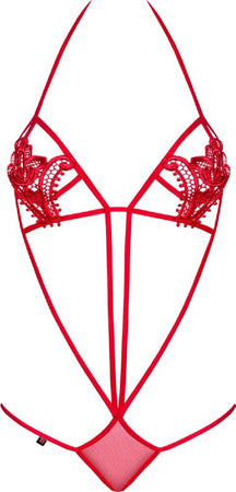 OBSESSIVE LUIZA BODY RED ROSSO TG S/M Salute e cura della persona/Erotismo e contraccezione/Abbigliamento erotico/Donna/Body e Teddy Kondorama - Martinsicuro, Commerciovirtuoso.it