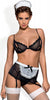 Obsessive Maidme Cameriera Sexy Lingerie Set 5 Pezzi Costume Travestimento Taglia S/M Salute e cura della persona/Erotismo e contraccezione/Abbigliamento erotico in pelle e latex/Donna/Set Kondorama - Martinsicuro, Commerciovirtuoso.it