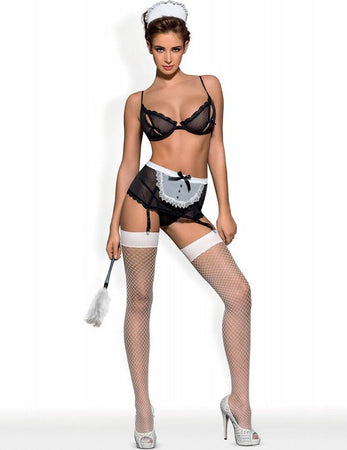 Obsessive Maidme Cameriera Sexy Lingerie Set 5 Pezzi Costume Travestimento Taglia S/M Salute e cura della persona/Erotismo e contraccezione/Abbigliamento erotico in pelle e latex/Donna/Set Kondorama - Martinsicuro, Commerciovirtuoso.it