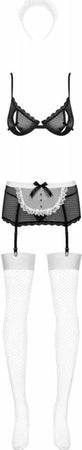 Obsessive Maidme Cameriera Sexy Lingerie Set 5 Pezzi Costume Travestimento Taglia S/M Salute e cura della persona/Erotismo e contraccezione/Abbigliamento erotico in pelle e latex/Donna/Set Kondorama - Martinsicuro, Commerciovirtuoso.it