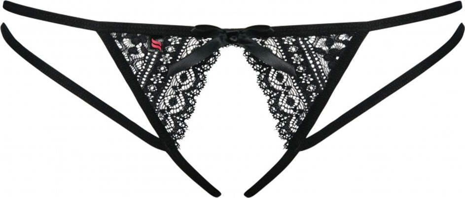 Obsessive Picantina Perizoma Aperto Nero S/M Slip Sexy Donna Tanga Aperto Lingerie Nero in Pizzo Moda/Donna/Abbigliamento/Abbigliamento da notte lingerie e intimo/Lingerie & Intimo/Mutande/Perizomi string e tanga Kondorama - Martinsicuro, Commerciovirtuoso.it