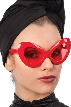 Occhiali Da sole Travestimento Anni '50 Rossi Occhiali Da Vamp Casa e cucina/Hobby creativi/Articoli per feste e compleanni/Cappellini maschere e accessori/Occhiali Kondorama - Martinsicuro, Commerciovirtuoso.it