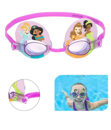 Occhialini Disney Principesse Per Bambini Regolabili Nuoto Piscina Mare Estate