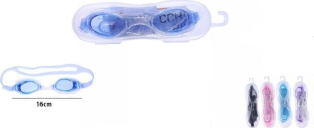 Occhialini-Nuoto-Piscina-Mare-Sport-Estate-16cm-Regolabili-Antiappannaggio-71560