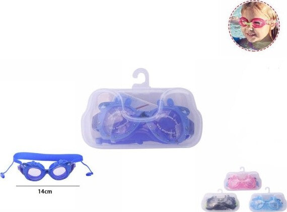 Occhialini-Occhiali-Nuoto-Con-Tappi-Piscina-Mare-Sport-Bambini-Estate-14cm-71559