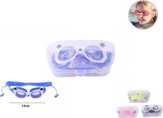 Occhialini-Occhiali-Nuoto-Con-Tappi-Piscina-Mare-Sport-Estate-Bambini-14cm-71558