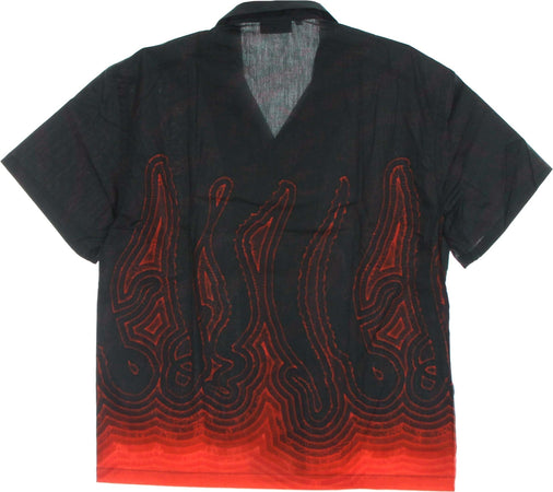 OCTOPUS-Camicia-Manica-Corta-Uomo-Abyss-Shirt-Black-da-uomo