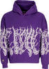 OCTOPUS-Felpa-Cappuccio-Uomo-Barbed-Wire-Hoodie-Purple-da-uomo