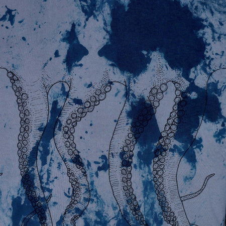 OCTOPUS-Felpa-Cappuccio-Uomo-Freak-Hoodie-X-Horror-Pack-Blue-da-uomo