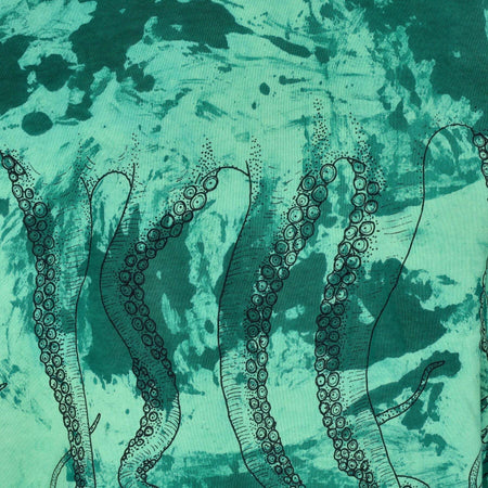 OCTOPUS-Felpa-Cappuccio-Uomo-Freak-Hoodie-X-Horror-Pack-Green-da-uomo