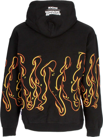 OCTOPUS-Felpa-Cappuccio-Uomo-Red-Dragon-Hoodie-X-Dungeons&-Dragons-Black-da-uomo