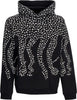 OCTOPUS-Felpa-Cappuccio-Uomo-Studs-Hoodie-Black-da-uomo