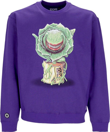 OCTOPUS-Felpa-Girocollo-Uomo-Feed-Me-Crewneck-Purple-da-uomo