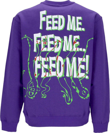 OCTOPUS-Felpa-Girocollo-Uomo-Feed-Me-Crewneck-Purple-da-uomo
