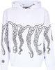 OCTOPUS-Felpa-Leggera-Cappuccio-Uomo-Chain-Hoodie-White-da-uomo
