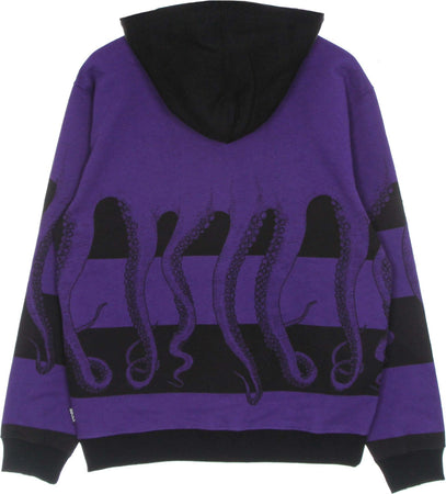 OCTOPUS-Felpa-Leggera-Cappuccio-Uomo-Fullback-Sh-Hoodie-Purple-da-uomo