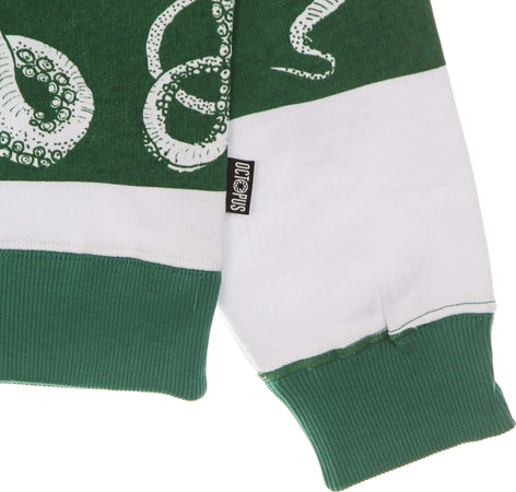 OCTOPUS-Felpa-Leggera-Cappuccio-Uomo-Fullback-Sh-Hoodie-White-da-uomo