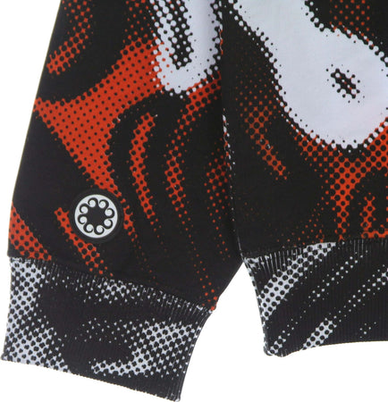 OCTOPUS-Felpa-Leggera-Cappuccio-Uomo-Halftone-Sh-Hoodie-White-da-uomo