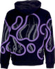 OCTOPUS-Felpa-Leggera-Cappuccio-Uomo-Stained-Hoodie-Black-da-uomo