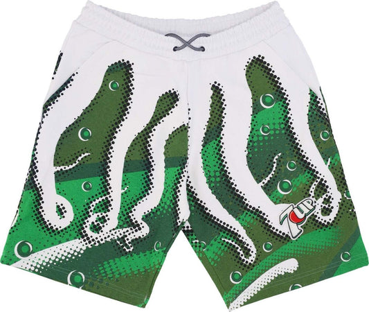 OCTOPUS-Pantalone-Corto-Tuta-Uomo-Swirl-Sweatshort-X-7up-White-da-uomo