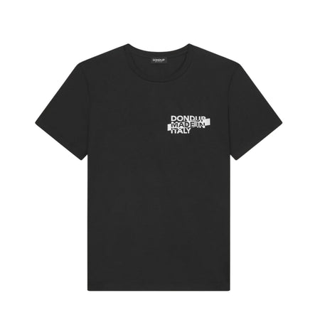 DONDUP t-shirt uomo dondup - t-shirt - nero da uomo
