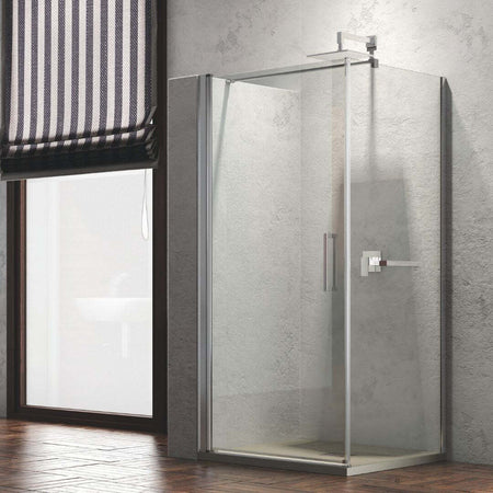 Ogomondo Box Doccia Angolare Cristallo 8 mm Battente e Lato fisso Fai da te/Attrezzature per cucine e bagni/Attrezzature per bagni/Docce e componenti doccia/Box doccia Ogomondo - Martina Franca, Commerciovirtuoso.it