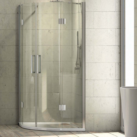Ogomondo Cabina doccia Semicircolare Due Ante Battenti Cristallo 8 mm Fai da te/Attrezzature per cucine e bagni/Attrezzature per bagni/Docce e componenti doccia/Box doccia Ogomondo - Martina Franca, Commerciovirtuoso.it