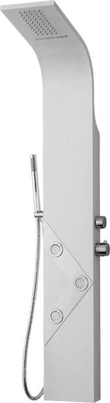 Ogomondo Colonna Doccia Lexus Alluminio Bianco 3 Getti Idro E Cascata H150xl20 Fai da te/Attrezzature per cucine e bagni/Attrezzature per bagni/Docce e componenti doccia/Sistemi saliscendi per vasche da bagno e docce Ogomondo - Martina Franca, Commerciovirtuoso.it
