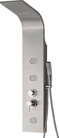 Ogomondo Colonna Doccia Milly Acciaio Inox 3 Getti Idro Lombari e Cascata H120xL20 Fai da te/Attrezzature per cucine e bagni/Attrezzature per bagni/Docce e componenti doccia/Filtri supporti e soffioni doccia/Docce fisse Ogomondo - Martina Franca, Commerciovirtuoso.it