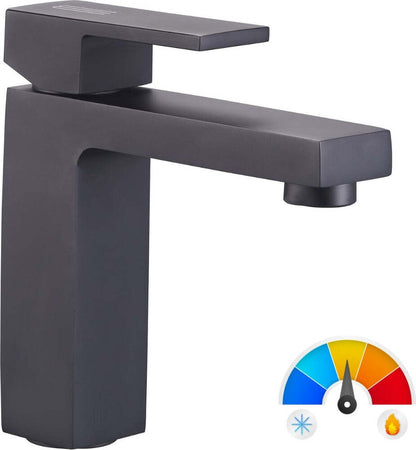 Ogomondo-Coppia-Rubinetti-Miscelatori-per-Lavabo-Bidet-Purple-Colore-Nero-Black