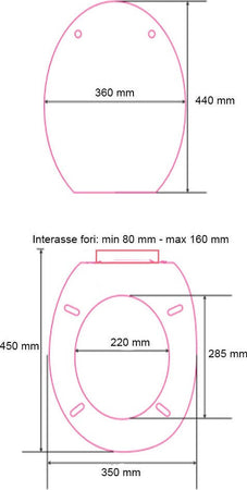 Ogomondo Copriwater Sedile Bianco Universale in Polipropilene Soft Closing Fai da te/Attrezzature per cucine e bagni/Attrezzature per bagni/Sedili WC Ogomondo - Martina Franca, Commerciovirtuoso.it