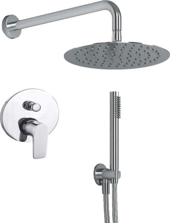 OGOMONDO Kit Doccia Tondo 4 Completo di Soffione Doccetta e Miscelatore con Deviatore Italia Fai da te/Attrezzature per cucine e bagni/Attrezzature per bagni/Docce e componenti doccia/Filtri supporti e soffioni doccia/Docce fisse Ogomondo - Martina Franca, Commerciovirtuoso.it