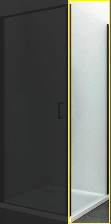 Ogomondo Lato fisso per Porta Battente Swing Black Nero Cristallo 6 mm Fai da te/Attrezzature per cucine e bagni/Attrezzature per bagni/Docce e componenti doccia/Box doccia Ogomondo - Martina Franca, Commerciovirtuoso.it