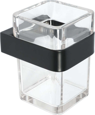 Ogomondo Porta Spazzolini Nero Da Parete Serie 25 Acciaio Verniciato Casa e cucina/Bagno/Accessori per il bagno/Dosatori e porta accessori/Porta spazzolini Ogomondo - Martina Franca, Commerciovirtuoso.it