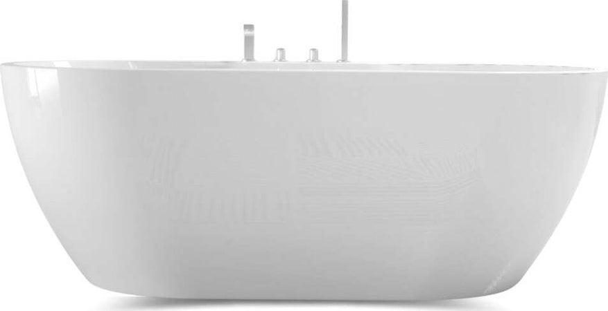 Ogomondo Vasca free Standing Onda in Acrilico Colore Bianco Lucido Fai da te/Attrezzature per cucine e bagni/Attrezzature per bagni/Vasche da bagno/Vasche da bagno con piedini Ogomondo - Martina Franca, Commerciovirtuoso.it
