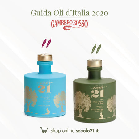 Olio Biancolilla Extra Vergine di Oliva Biancolilla Siciliano Mono Cultivar IGP Sicilia 0,5 lt. Certificato Migliori Oli Italiani Gambero Rosso Secolo21