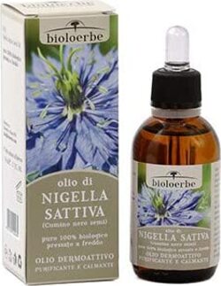 Olio-di-Nigella-Sattiva-(semi-di-cumino-neri)---Scen---50-ml.---Puro-100%-biologico-e-pressato-a-freddo.-Prodotto-per-la-cura-della-pelle-–-Idratante-naturale-anti-Età-per-uomo-e-donna
