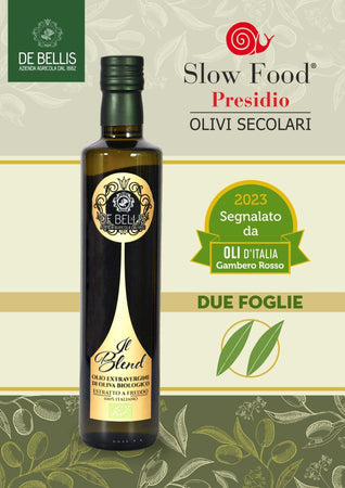 Olio Extravergine Biologico De Bellis Presidio Slow Food 2023 Il Blend 5 Litri Alimentari e cura della casa/Oli aceti e condimenti per insalata/Oli/D'oliva Olio De Bellis - San Demetrio Corone, Commerciovirtuoso.it