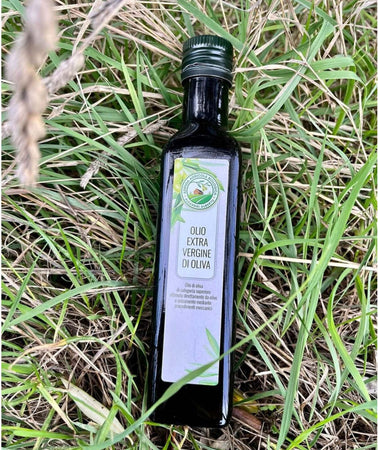 Olio Extravergine D'oliva In Vetro 100% Italiano Blend Di Varietà Del Piceno 40% Leccino - 20% Frantoio - 20% Sargano 10% Coroncina 10% Carboncella Azienda Agricola Biologica Aleandri Alberto