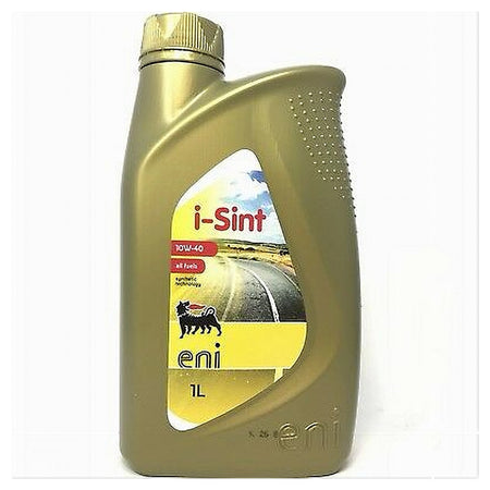 Olio Motore Lubrificante A 4 Tempi I-sint Eni/10w-40 1000ml Synthetic Technology