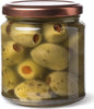 Olive-verdi-farcite-con-peperone-rosso