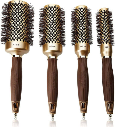 Olivia Garden NanoThermic Spazzola Termica Rotonda Capelli Antibatterica, Antistatica, Tecnologia Ceramica e Tourmaline-Ion e setole ondulate in Nylon Bellezza/Cura dei capelli/Strumenti per lo styling/Spazzole per capelli Profumeria Chèri - Locri, Commerciovirtuoso.it