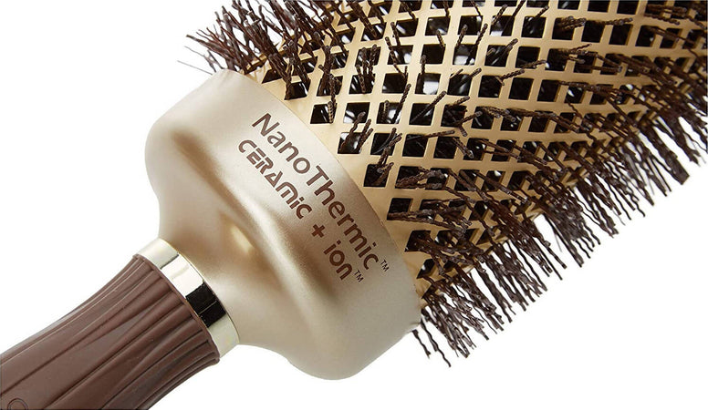 Olivia Garden NanoThermic Spazzola Termica Rotonda Capelli Antibatterica, Antistatica, Tecnologia Ceramica e Tourmaline-Ion e setole ondulate in Nylon Bellezza/Cura dei capelli/Strumenti per lo styling/Spazzole per capelli Profumeria Chèri - Locri, Commerciovirtuoso.it